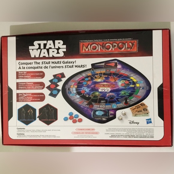 Star Wars The Force Awakens Monopoly Board Game - Picture 2 of 6